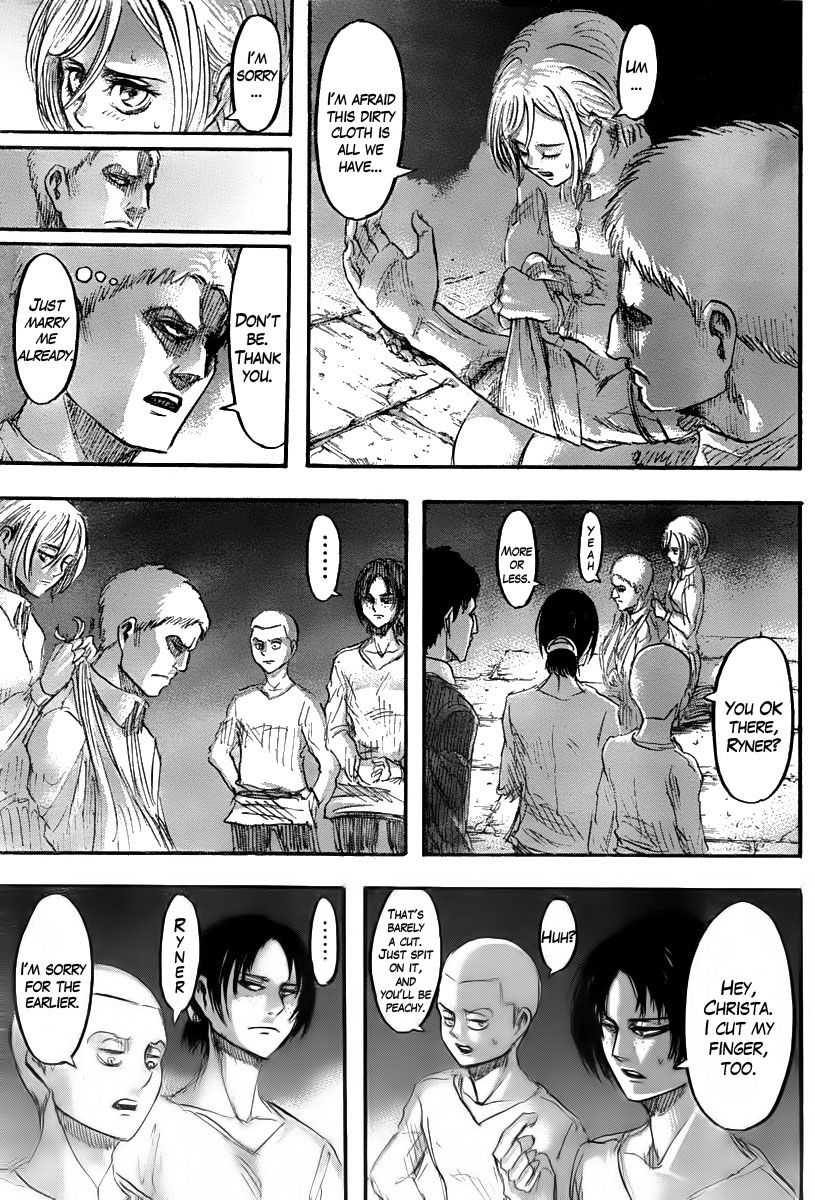 Attack on Titan manga, chapter 39, page 35 of 45