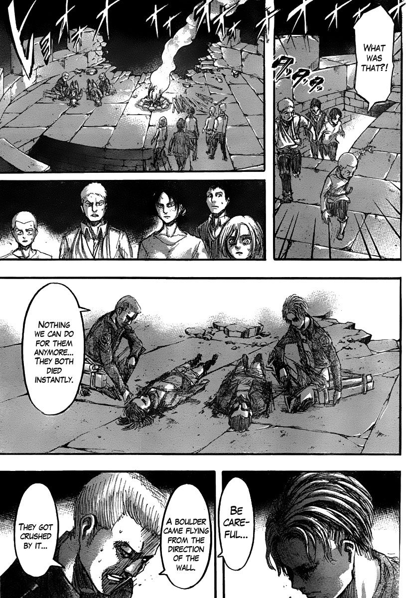 Attack on Titan manga, chapter 39, page 43 of 45