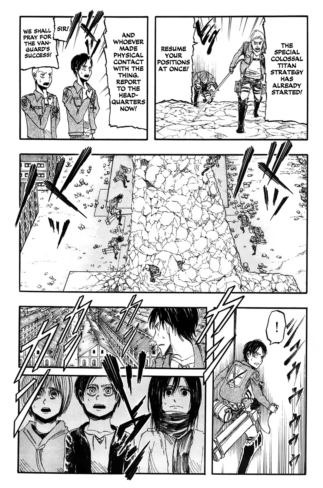 Attack on Titan manga, chapter 4, page 14 of 50