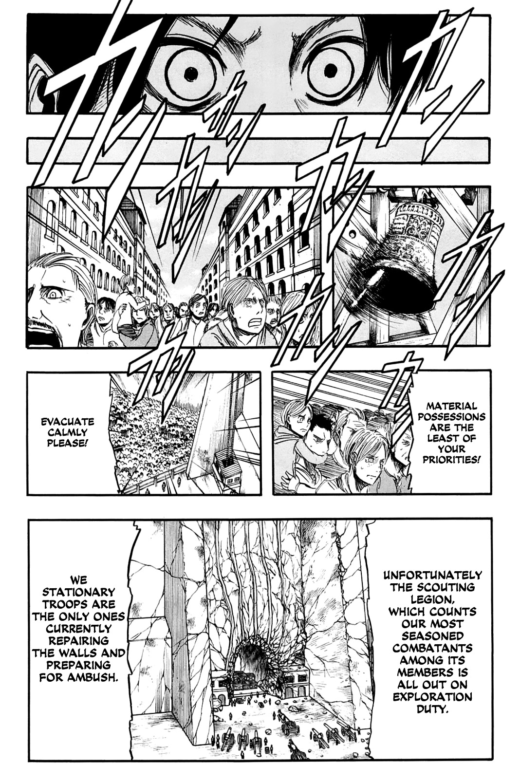 Attack on Titan manga, chapter 4, page 15 of 50