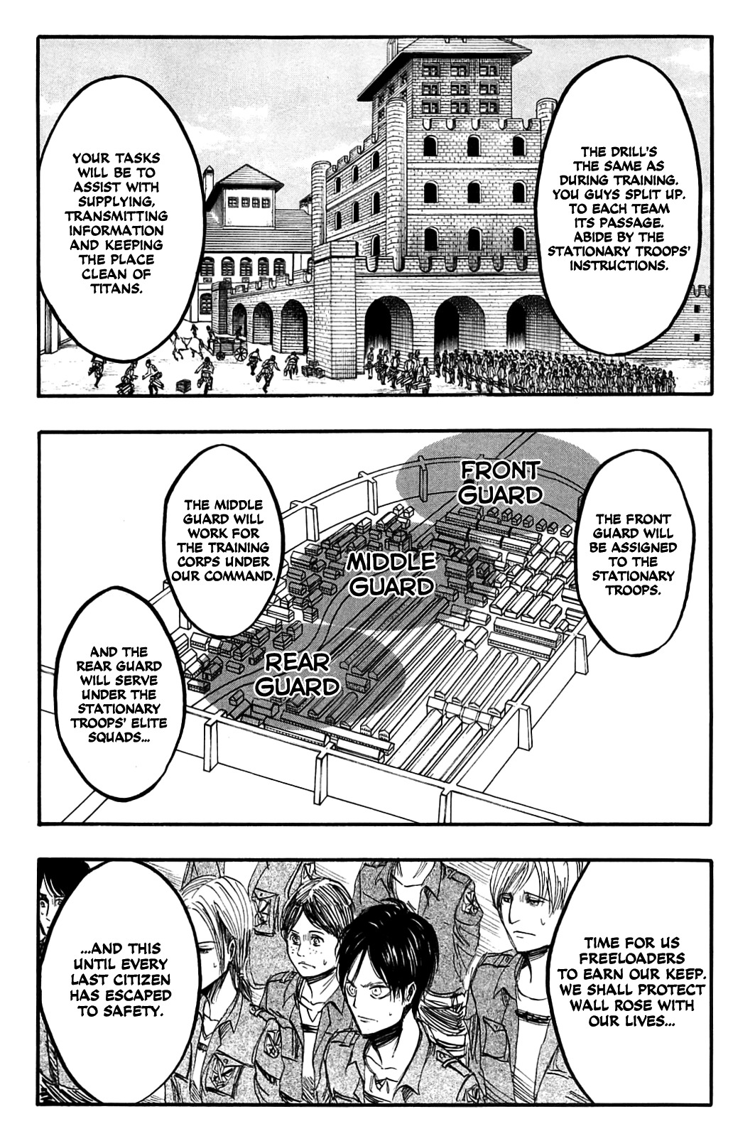 Attack on Titan manga, chapter 4, page 18 of 50