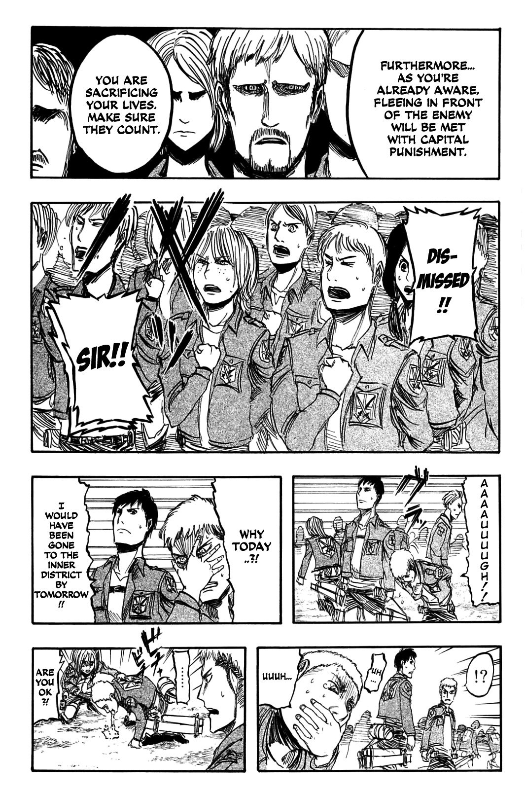 Attack on Titan manga, chapter 4, page 19 of 50