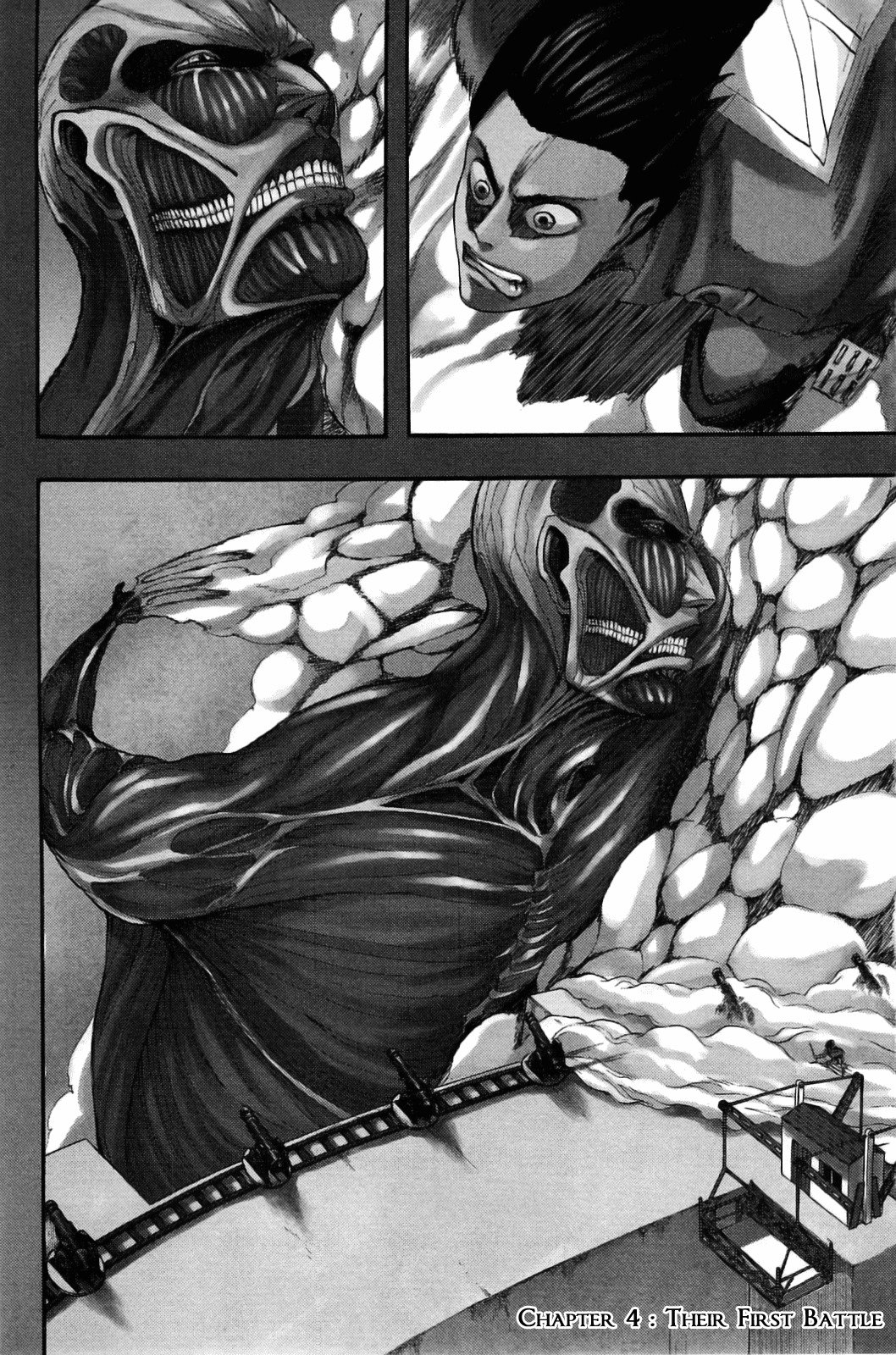 Attack on Titan manga, chapter 4, page 2 of 50