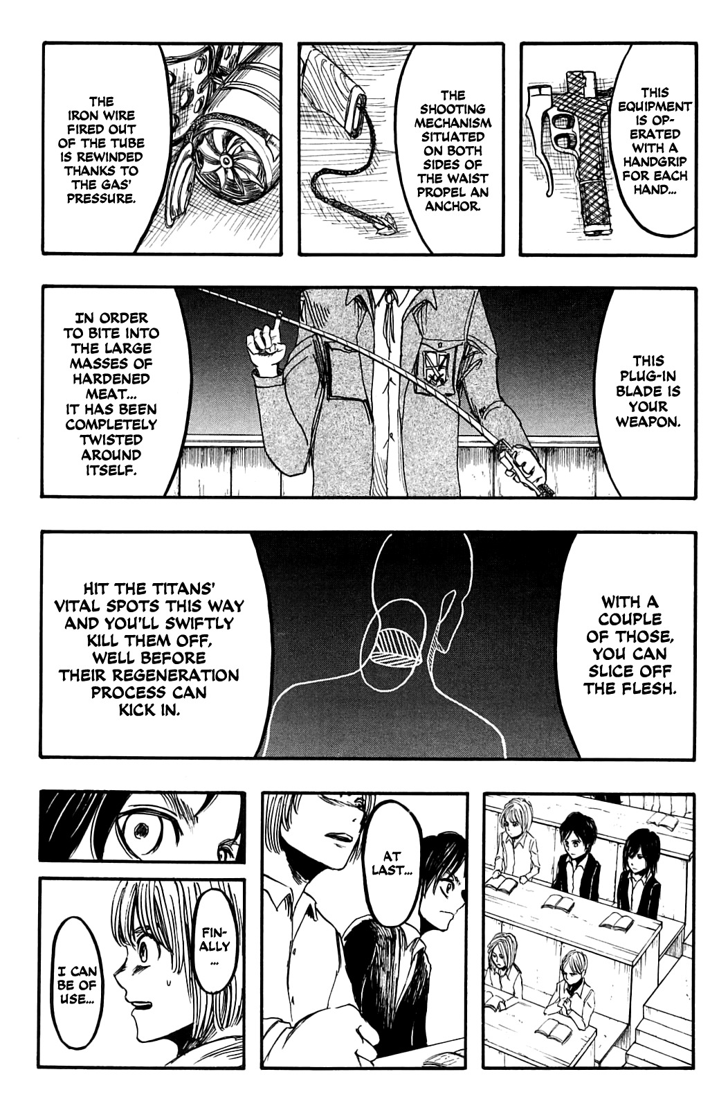 Attack on Titan manga, chapter 4, page 26 of 50