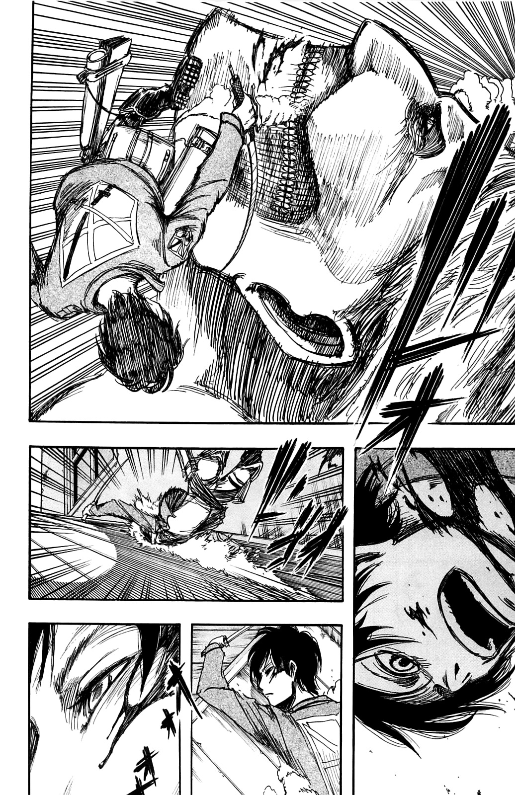 Attack on Titan manga, chapter 4, page 34 of 50