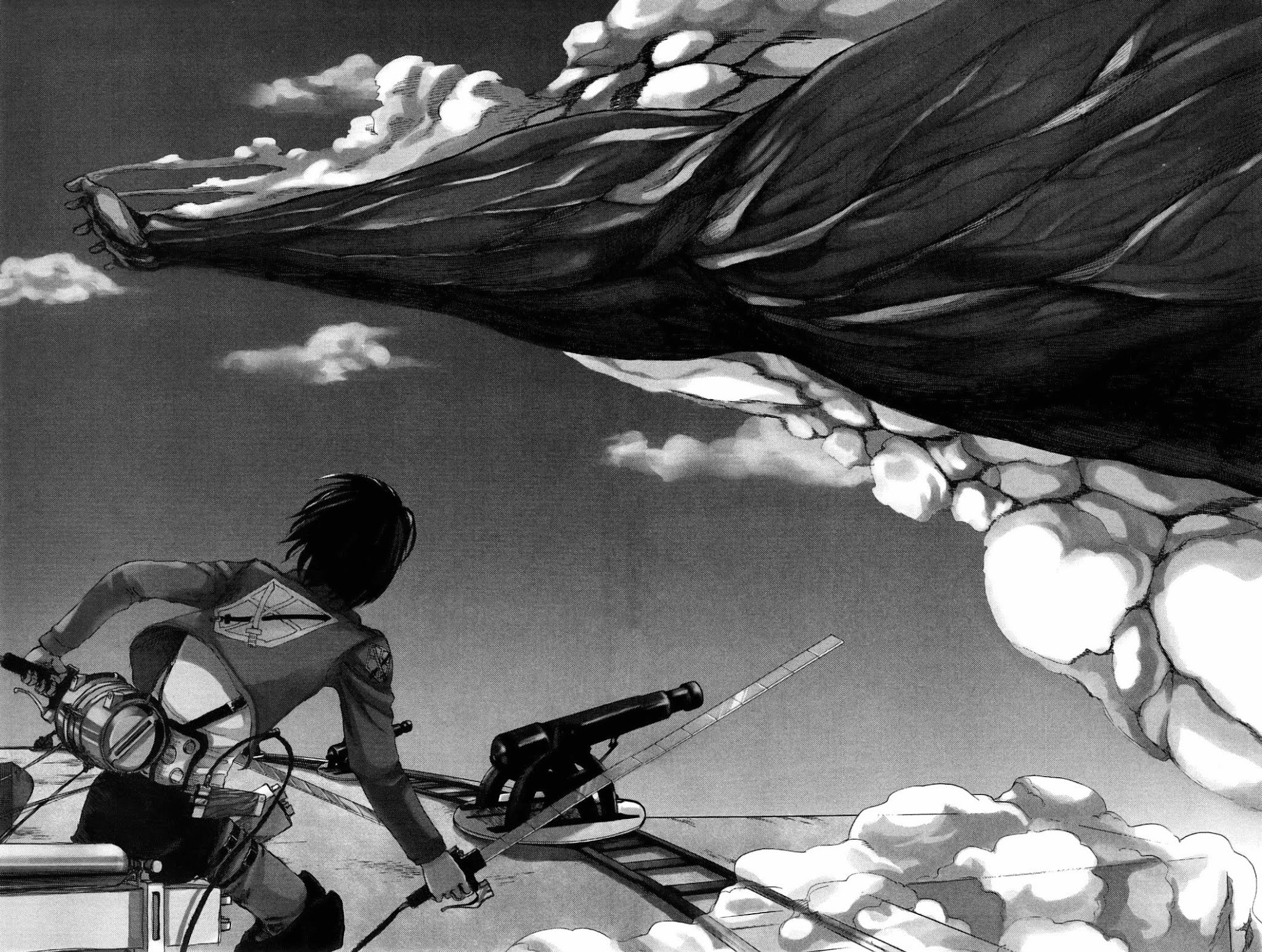 Attack on Titan manga, chapter 4, page 4 of 50