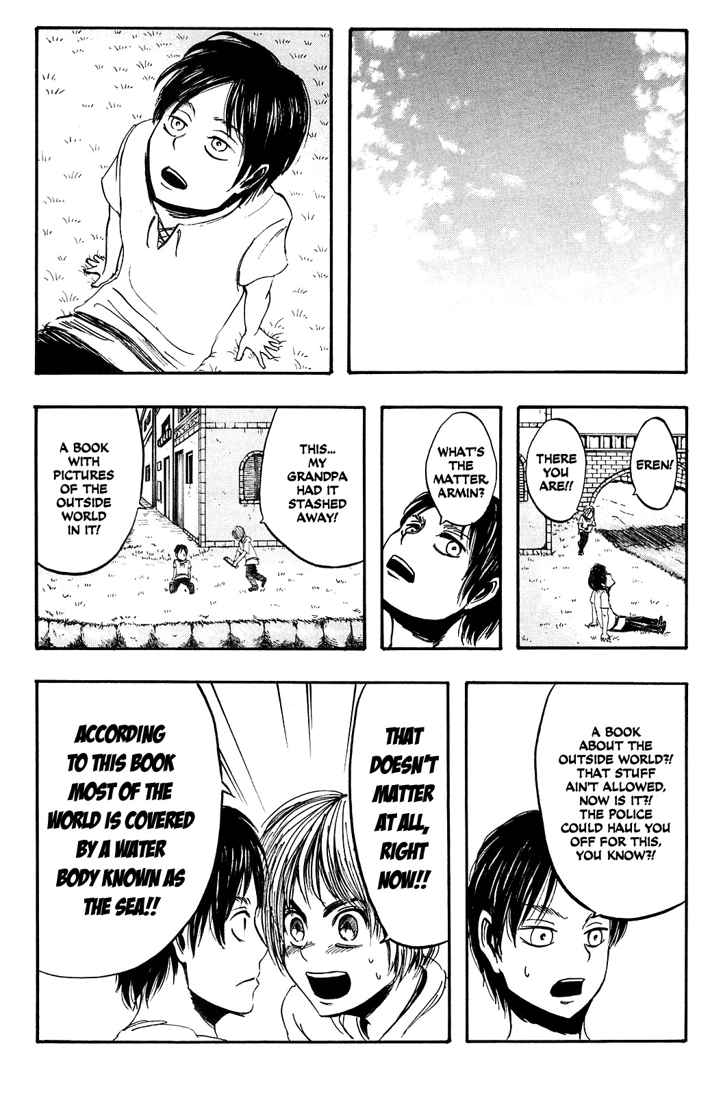 Attack on Titan manga, chapter 4, page 41 of 50