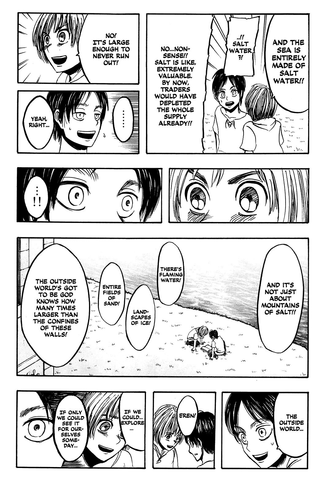 Attack on Titan manga, chapter 4, page 42 of 50