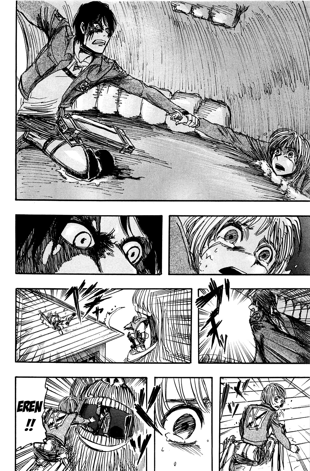 Attack on Titan manga, chapter 4, page 44 of 50
