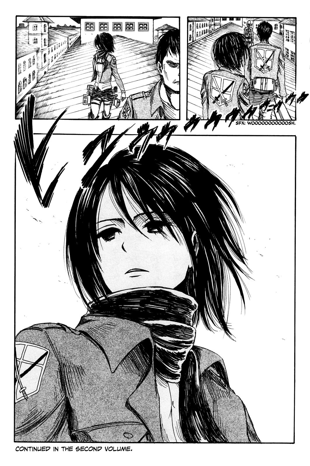 Attack on Titan manga, chapter 4, page 47 of 50