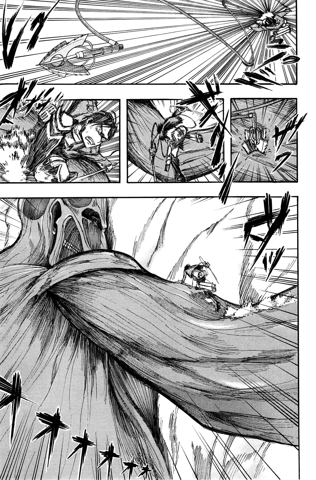 Attack on Titan manga, chapter 4, page 7 of 50