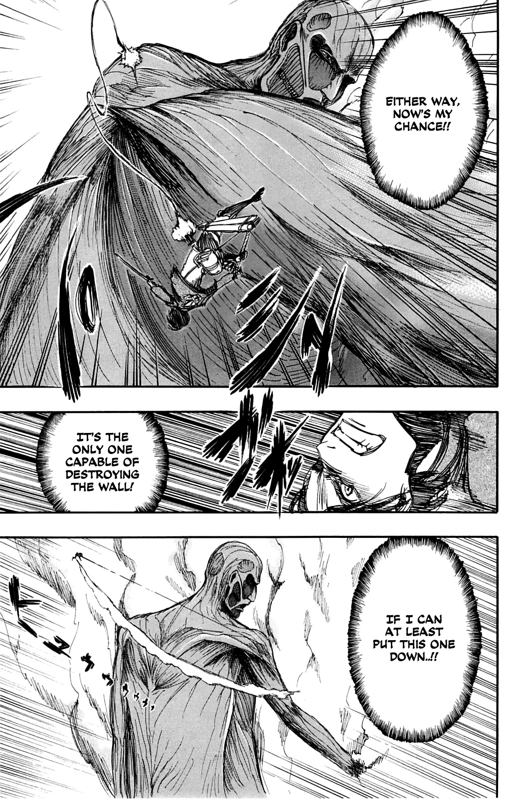 Attack on Titan manga, chapter 4, page 9 of 50