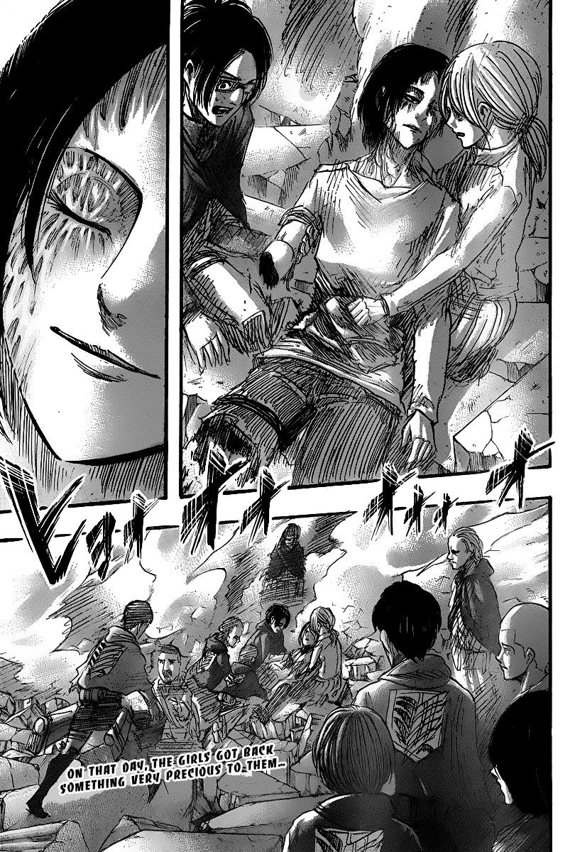 Attack on Titan manga, chapter 41, page 44 of 44