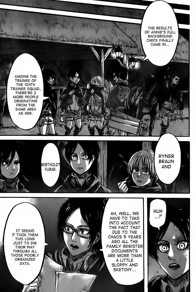 Attack on Titan manga, chapter 42, page 17 of 42