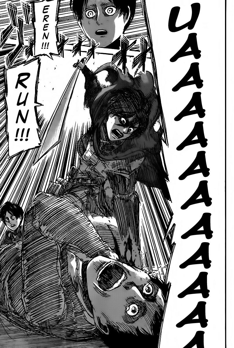 Attack on Titan manga, chapter 42, page 32 of 42