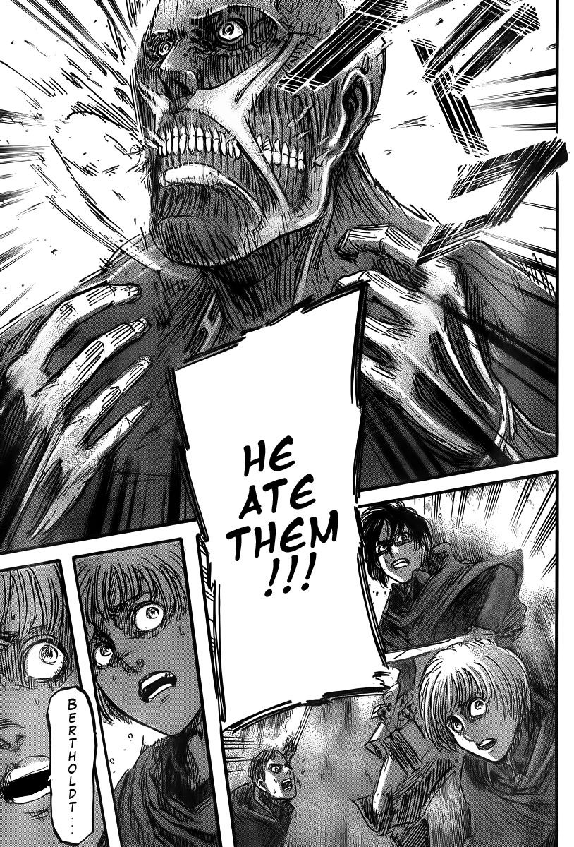 Attack on Titan manga, chapter 43, page 13 of 38