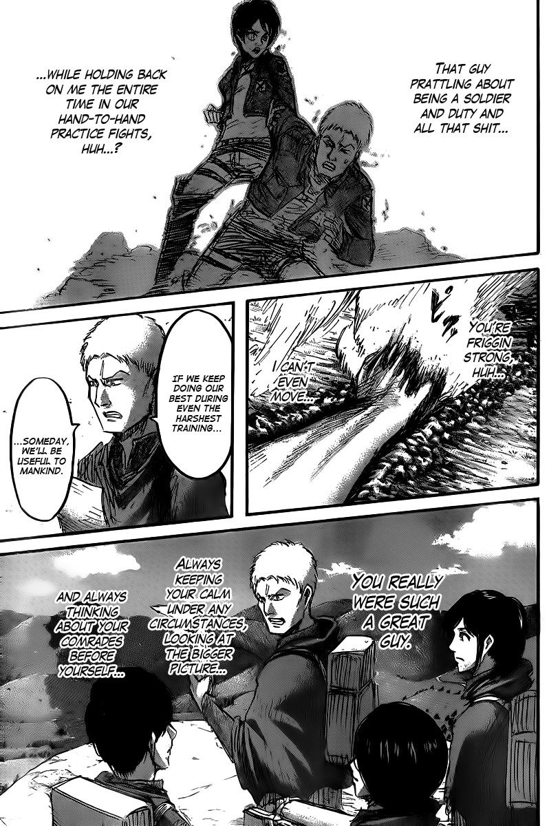 Attack on Titan manga, chapter 43, page 28 of 38