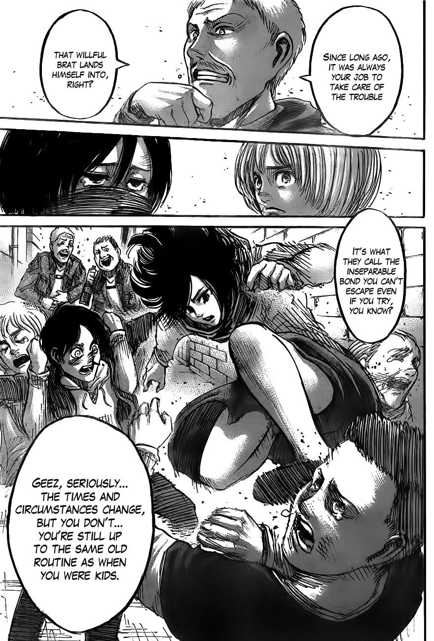 Attack on Titan manga, chapter 45, page 33 of 44