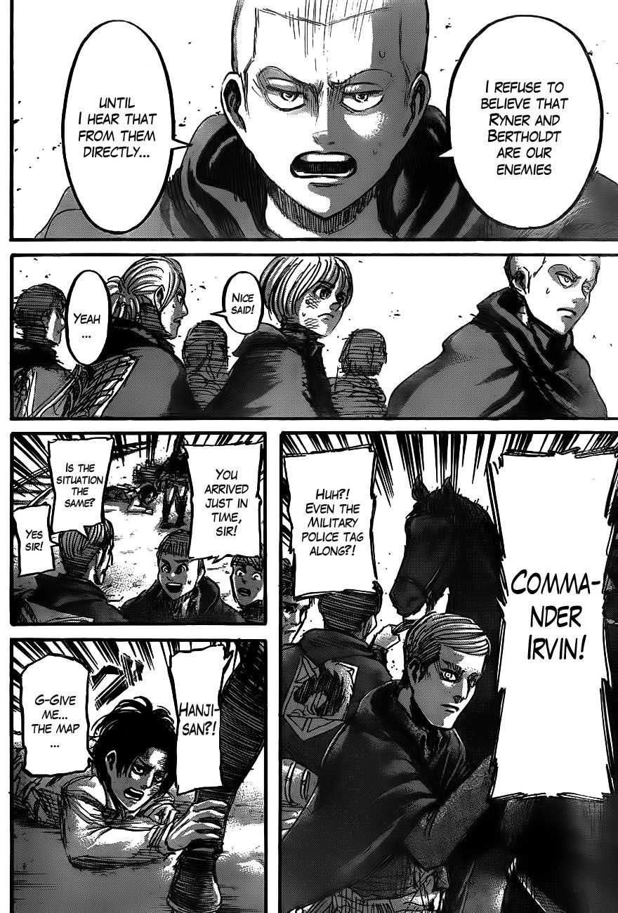 Attack on Titan manga, chapter 45, page 40 of 44