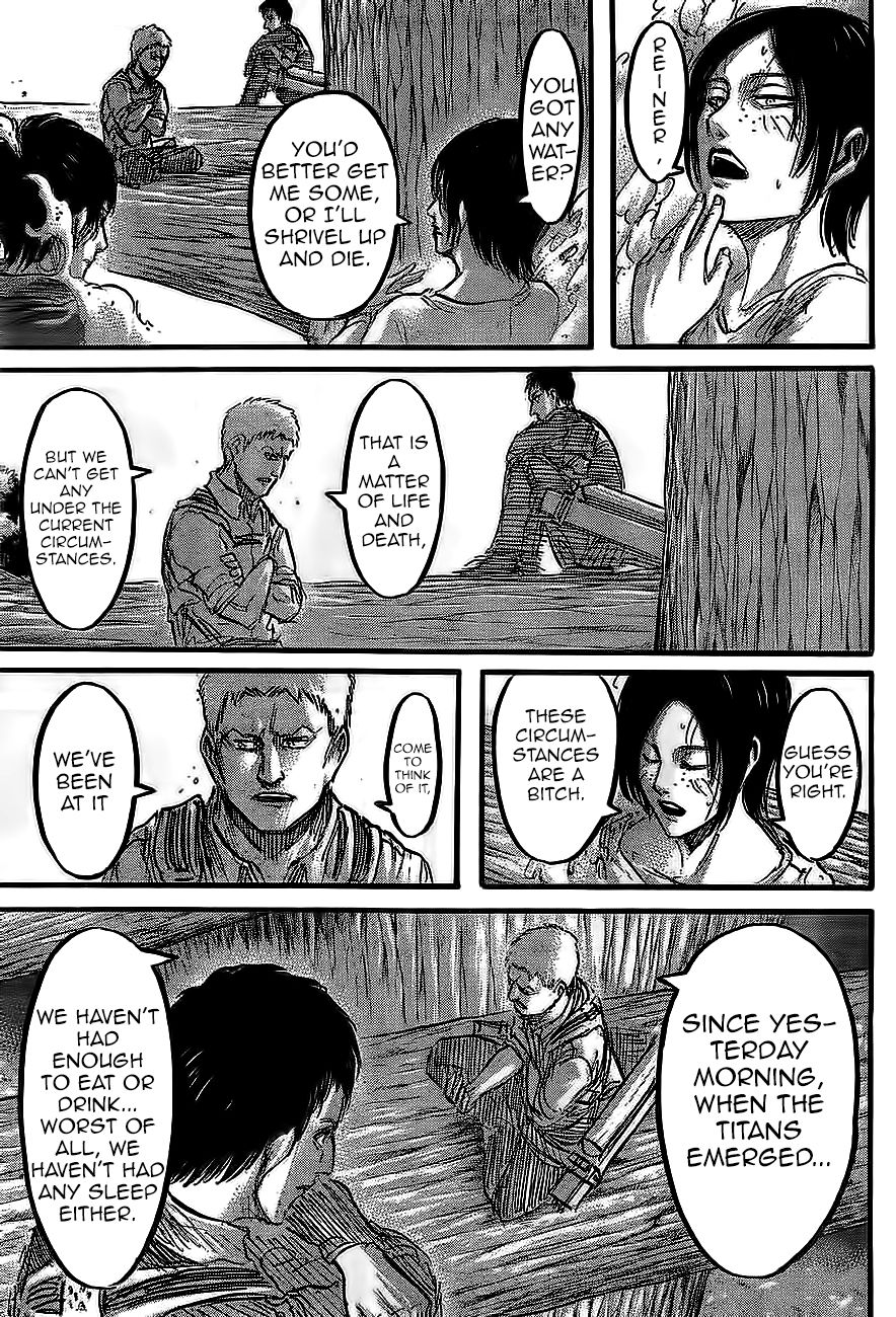 Attack on Titan manga, chapter 46, page 17 of 45