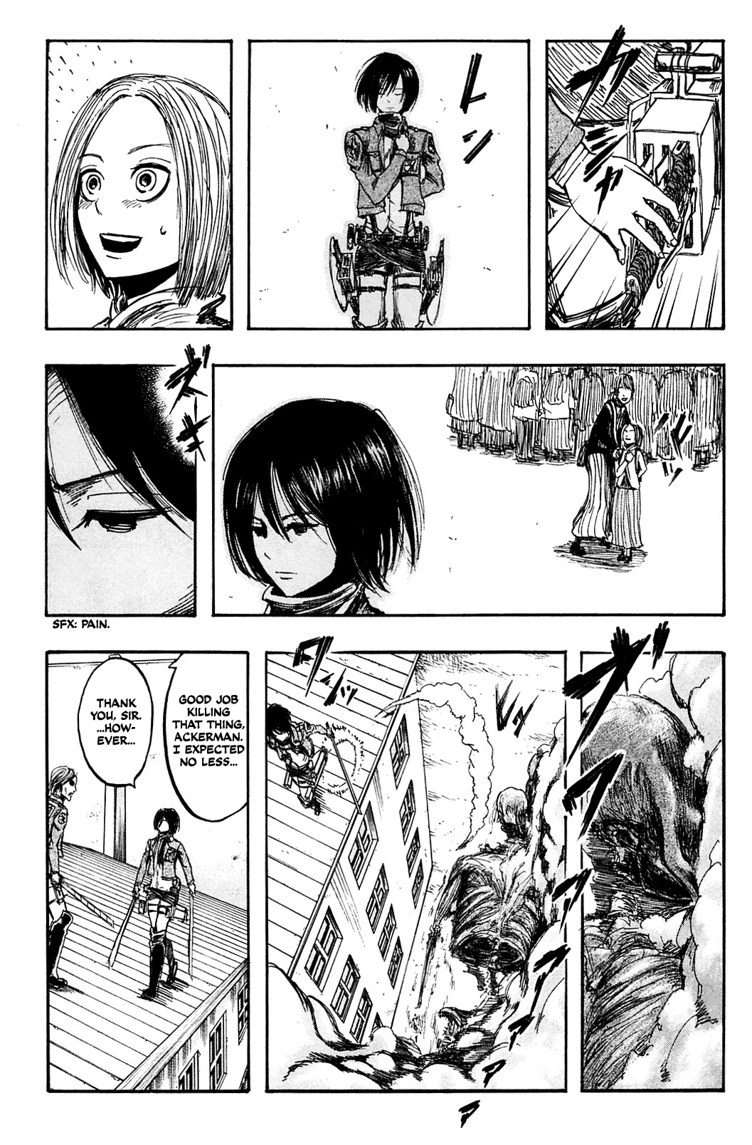 Attack on Titan Chapter 5 page 35 - Chapter 5: Episode 5