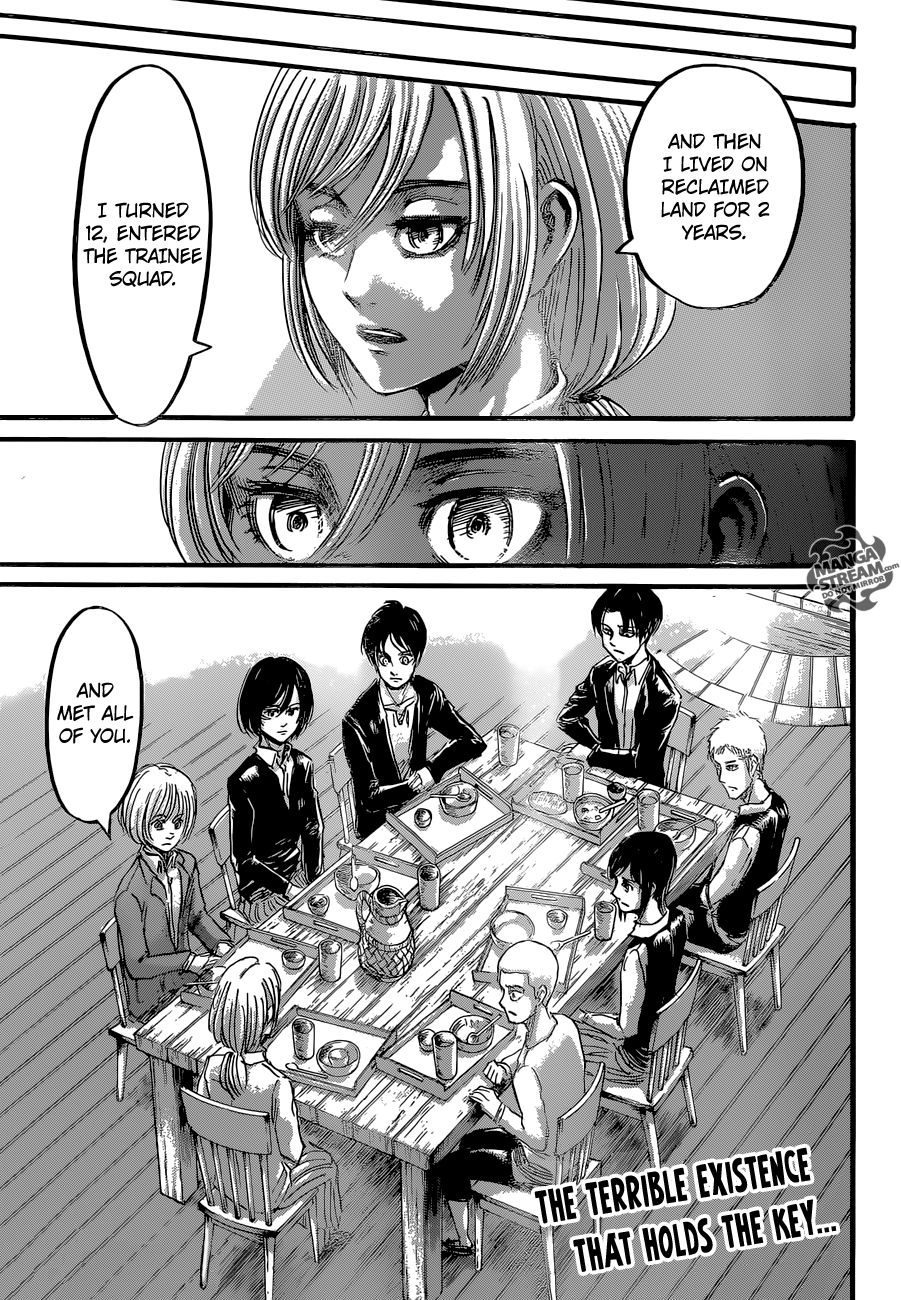 Attack on Titan manga, chapter 52, page 46 of 46