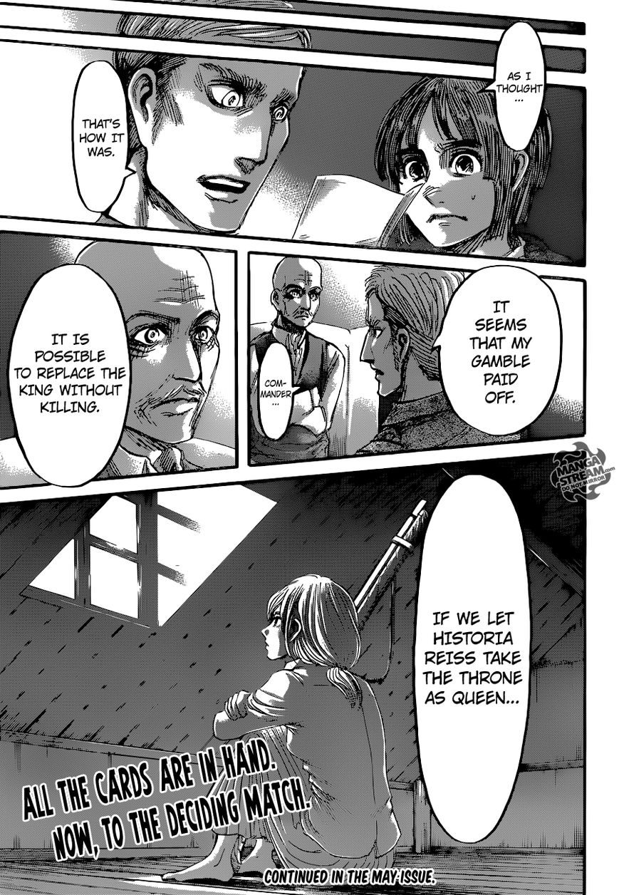 Attack on Titan manga, chapter 55, page 47 of 47