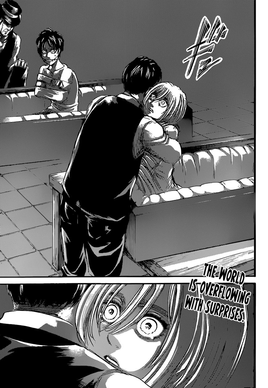 Attack on Titan manga, chapter 58, page 46 of 46