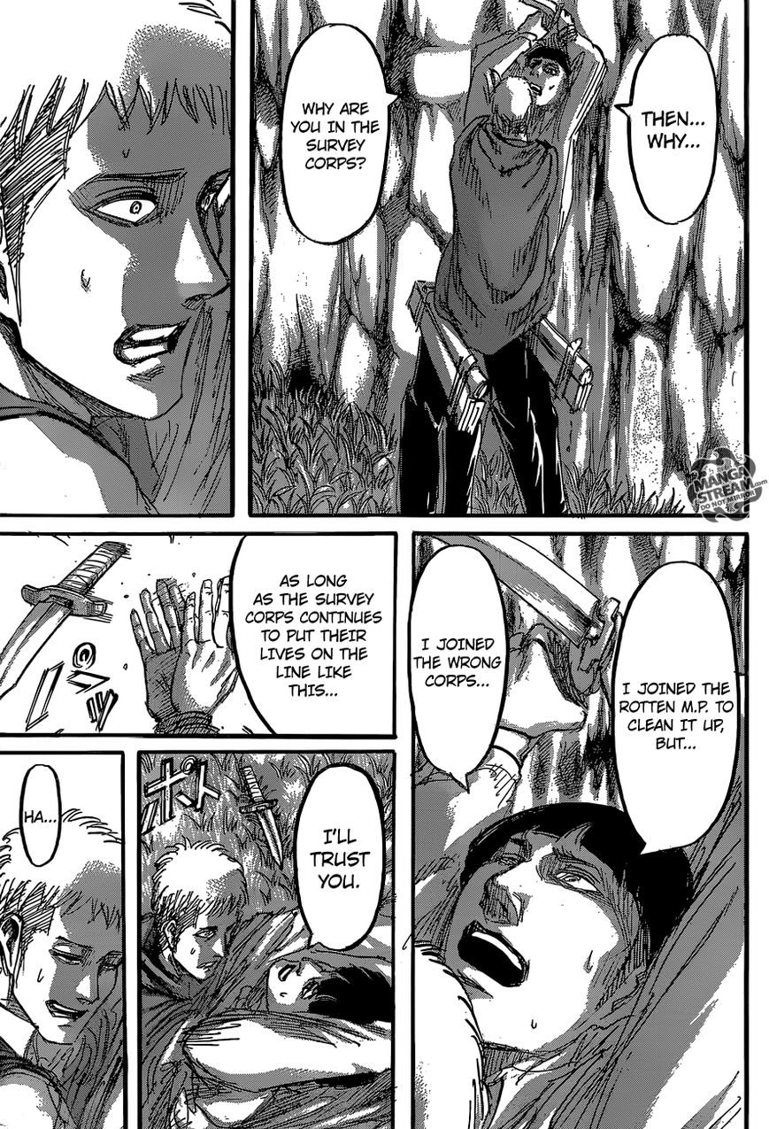 Attack on Titan manga, chapter 59, page 42 of 46