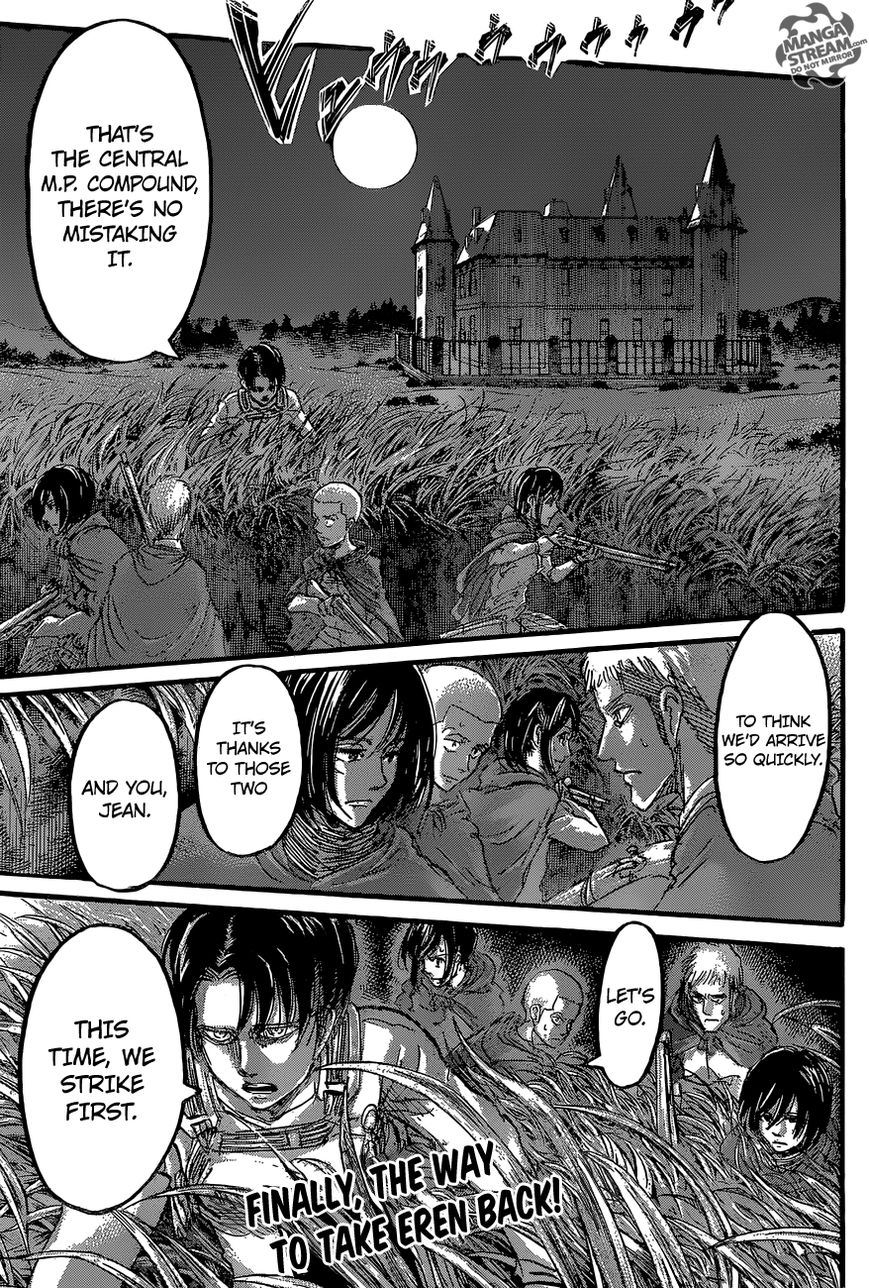 Attack on Titan manga, chapter 59, page 46 of 46
