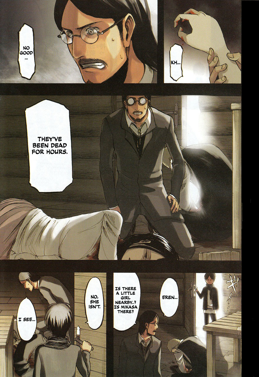 Attack on Titan manga, chapter 6, page 1 of 40