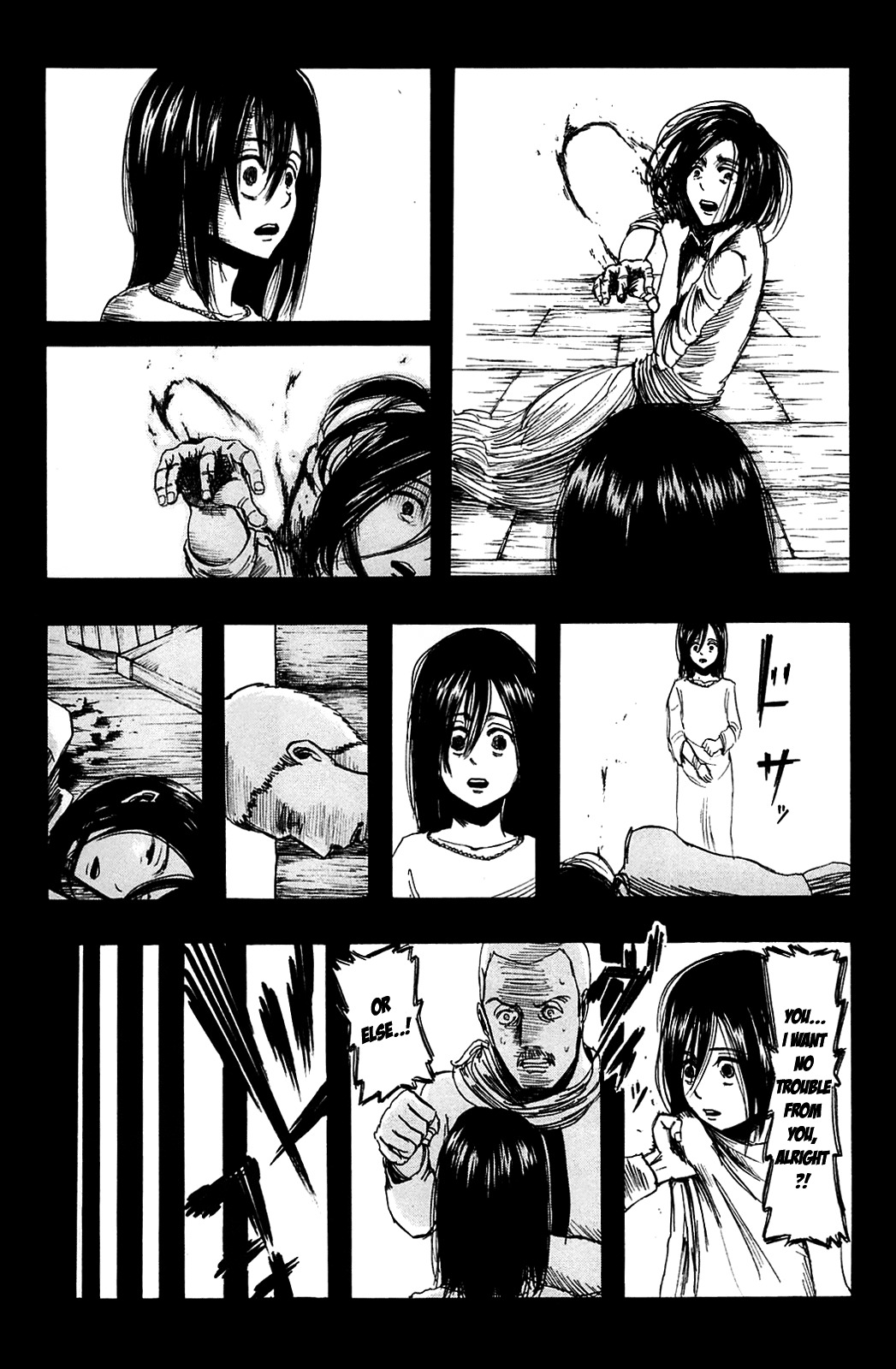 Attack on Titan manga, chapter 6, page 11 of 40