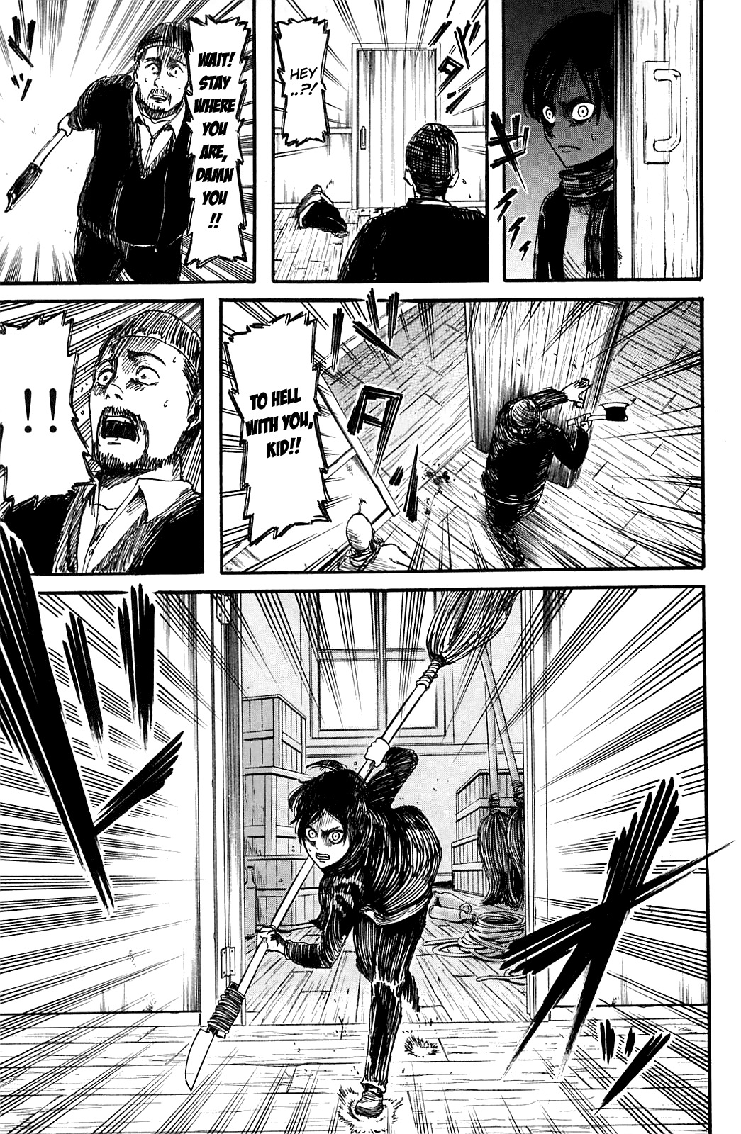 Attack on Titan manga, chapter 6, page 15 of 40