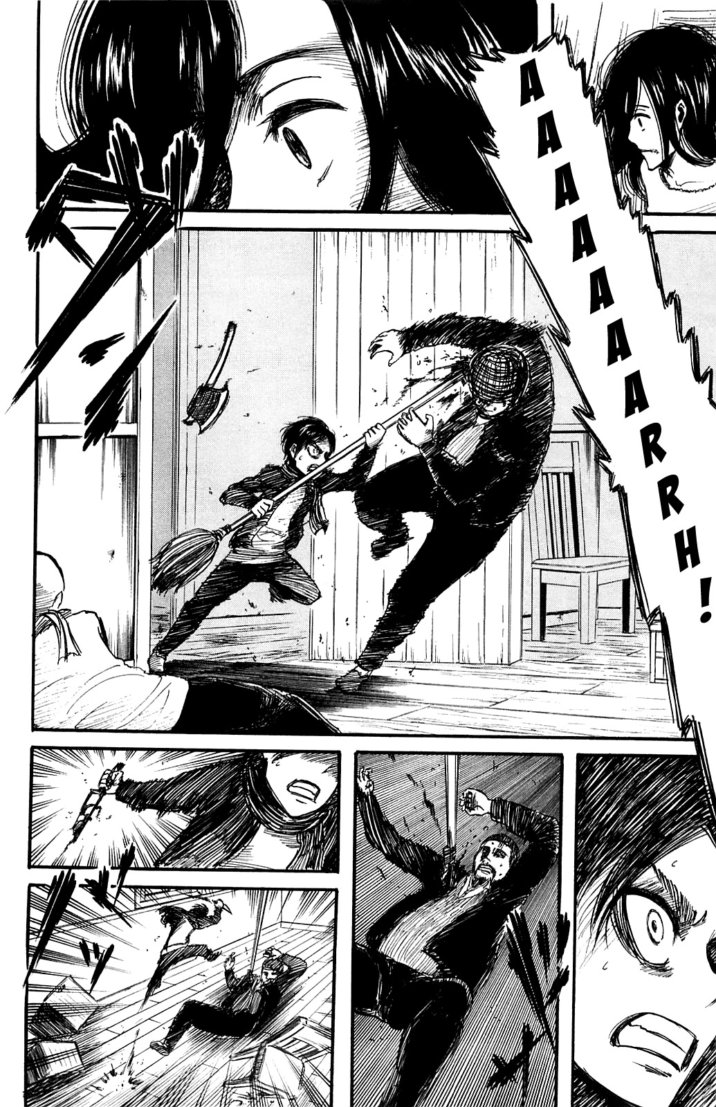 Attack on Titan manga, chapter 6, page 16 of 40
