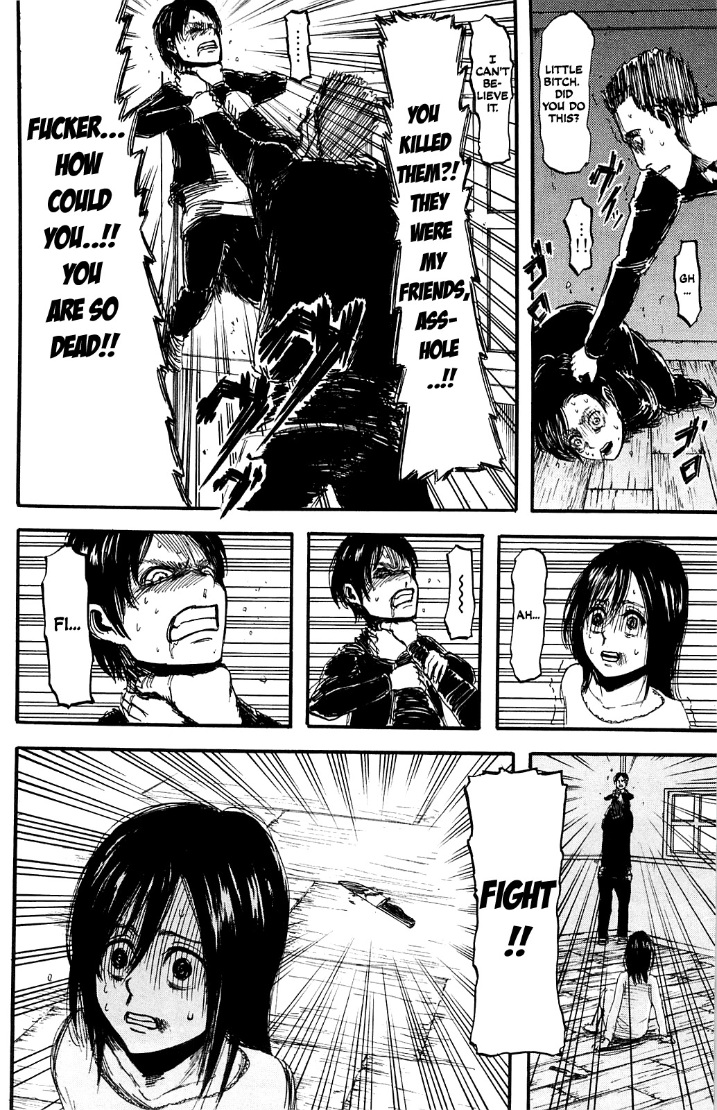 Attack on Titan manga, chapter 6, page 20 of 40