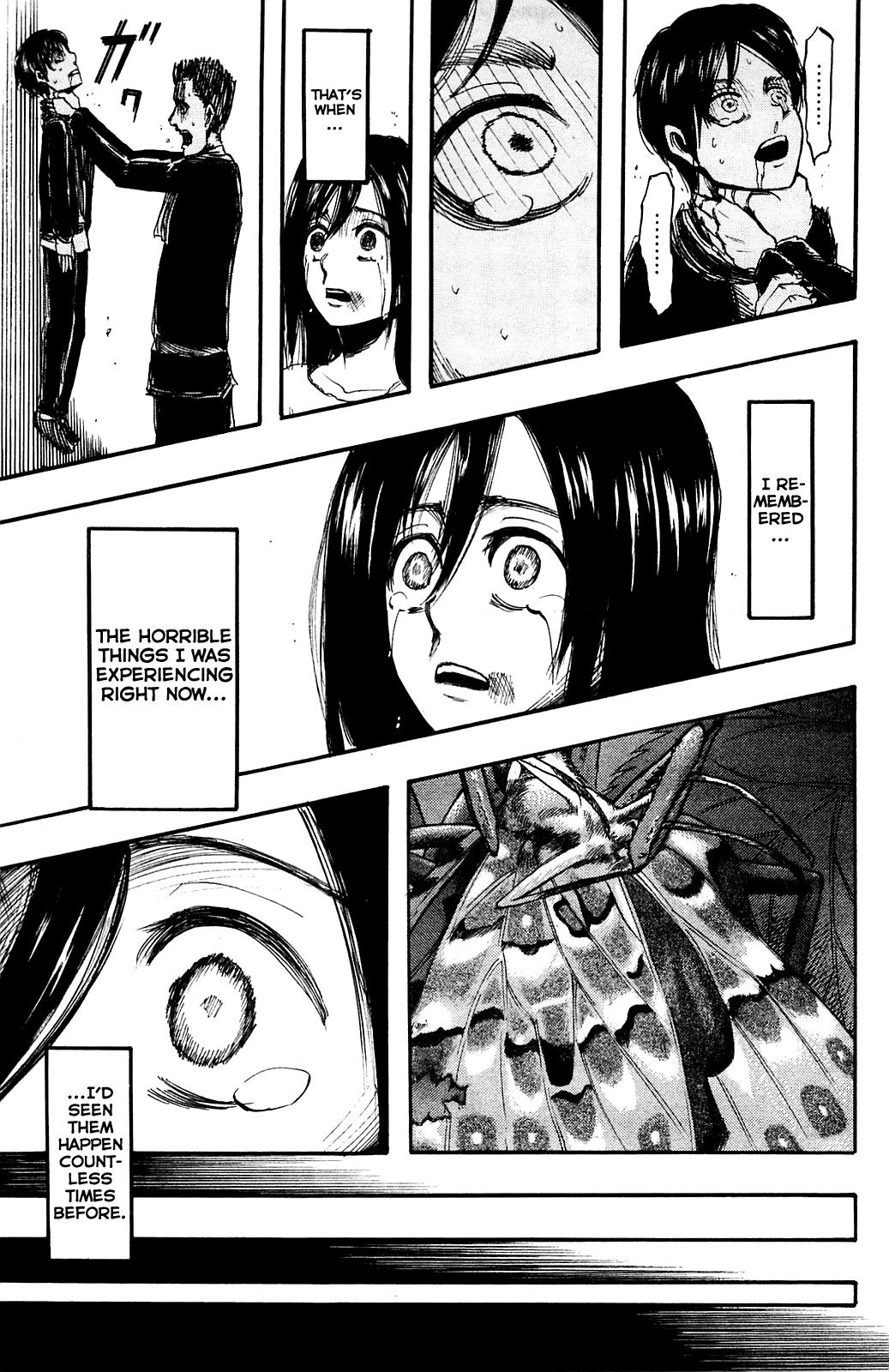Attack on Titan manga, chapter 6, page 23 of 40