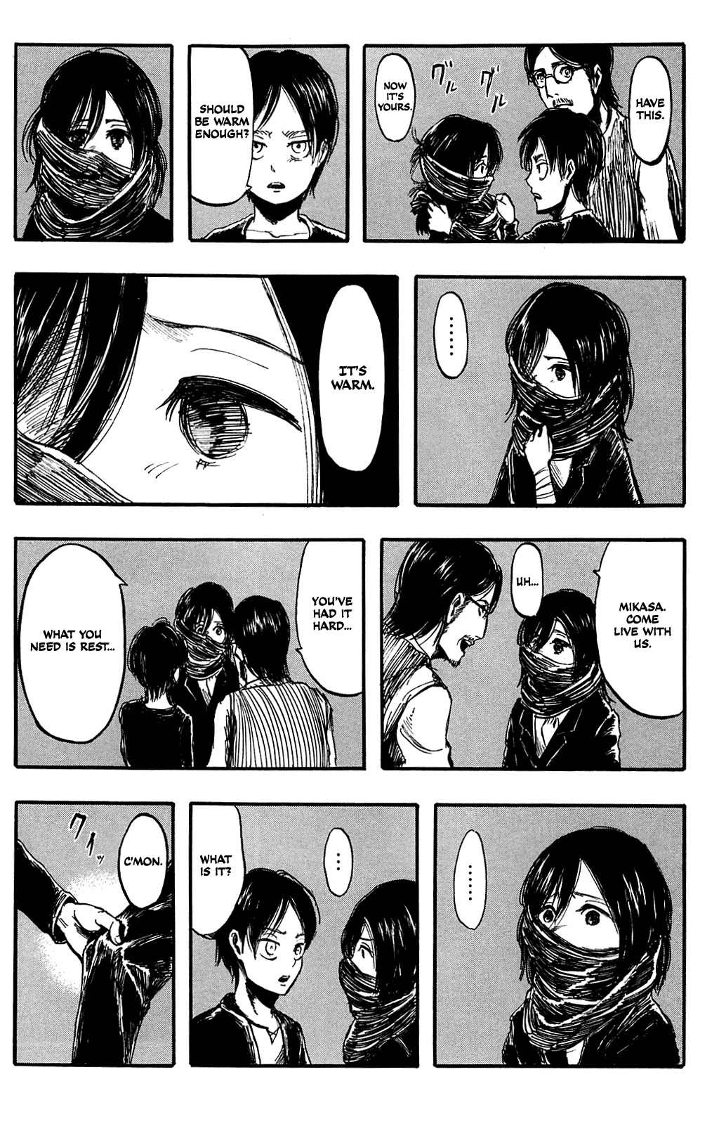 Attack on Titan manga, chapter 6, page 32 of 40