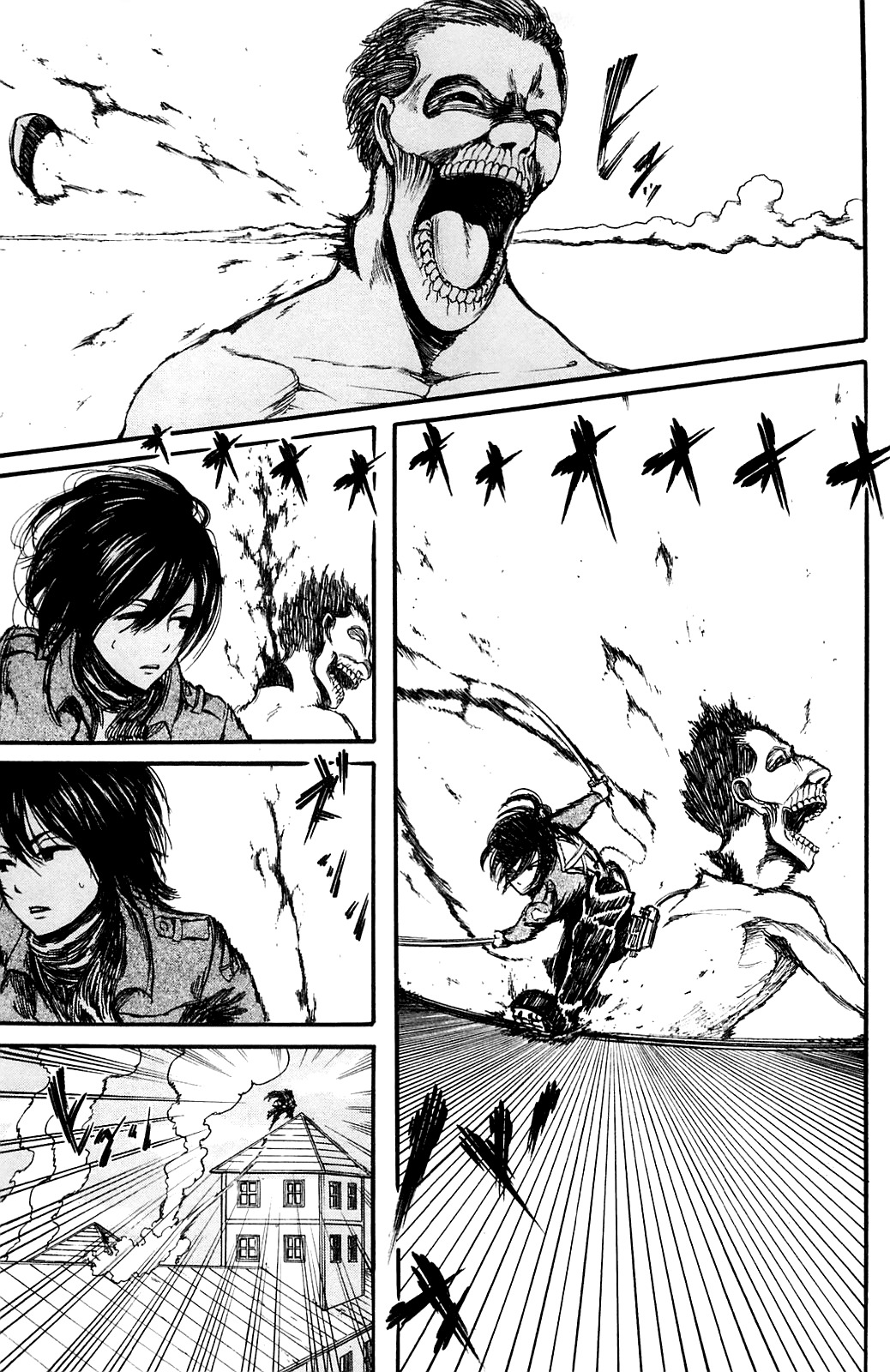 Attack on Titan manga, chapter 6, page 35 of 40