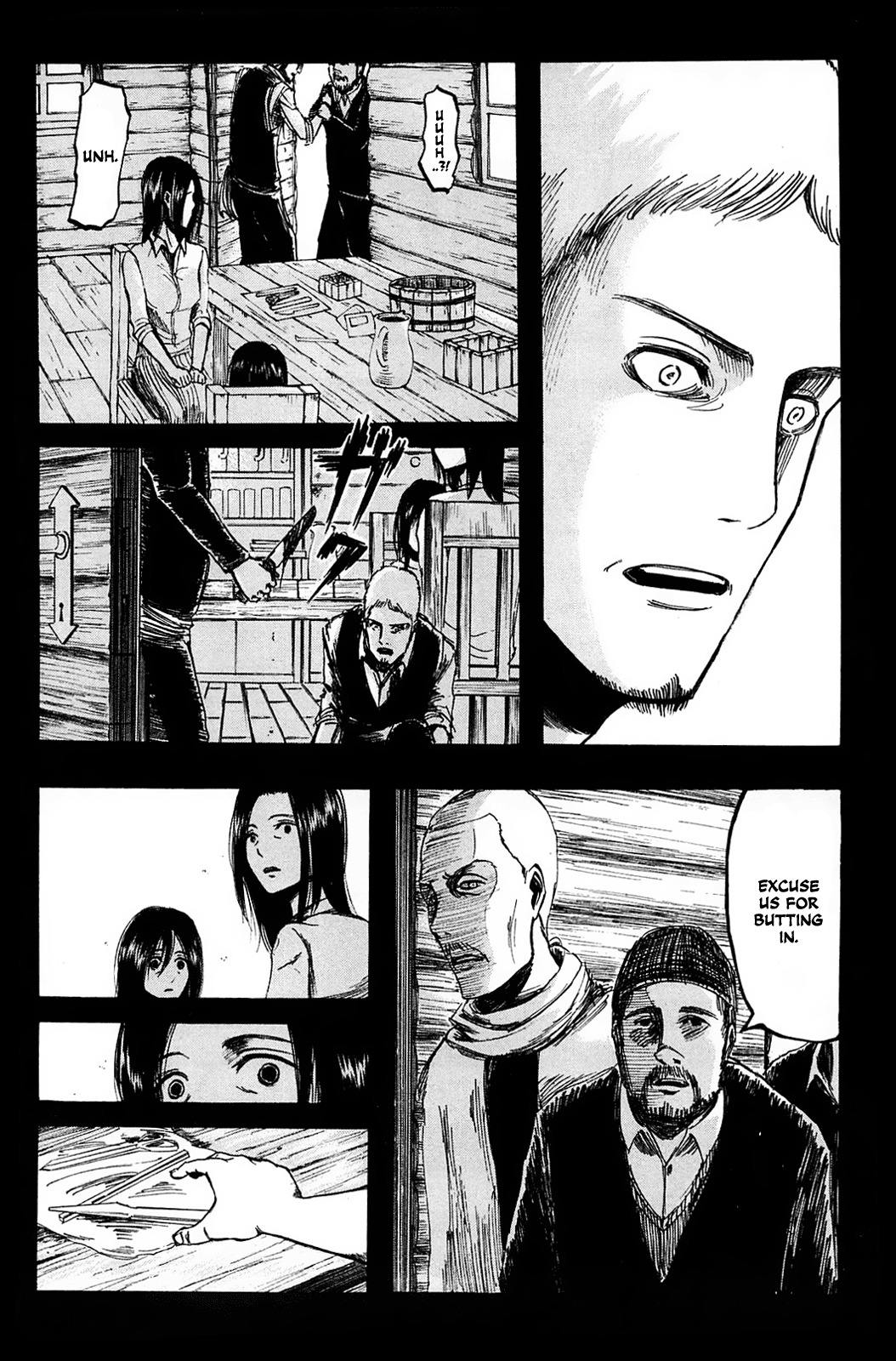 Attack on Titan manga, chapter 6, page 8 of 40