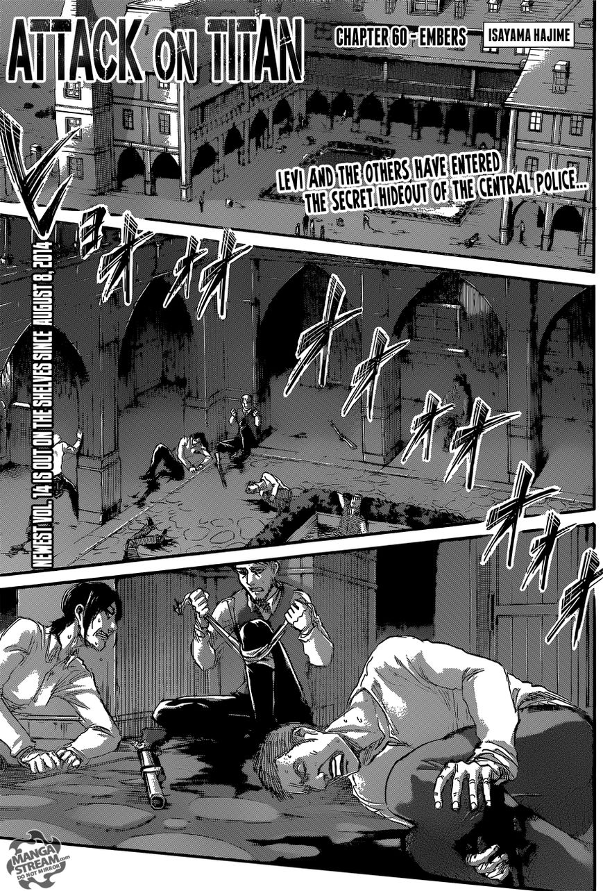Attack on Titan manga, chapter 60, page 5 of 51