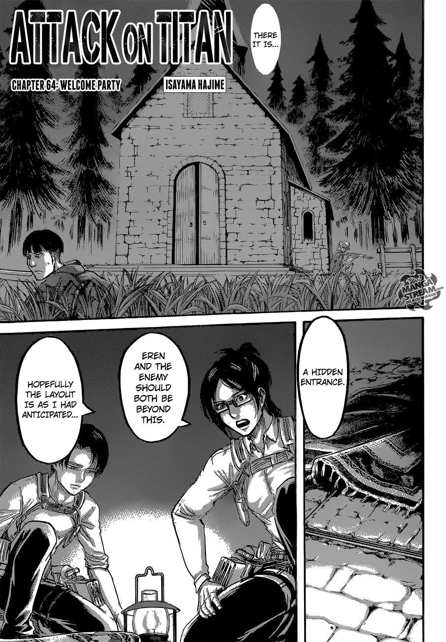 Attack on Titan Chapter 64 page 3 - Chapter 64