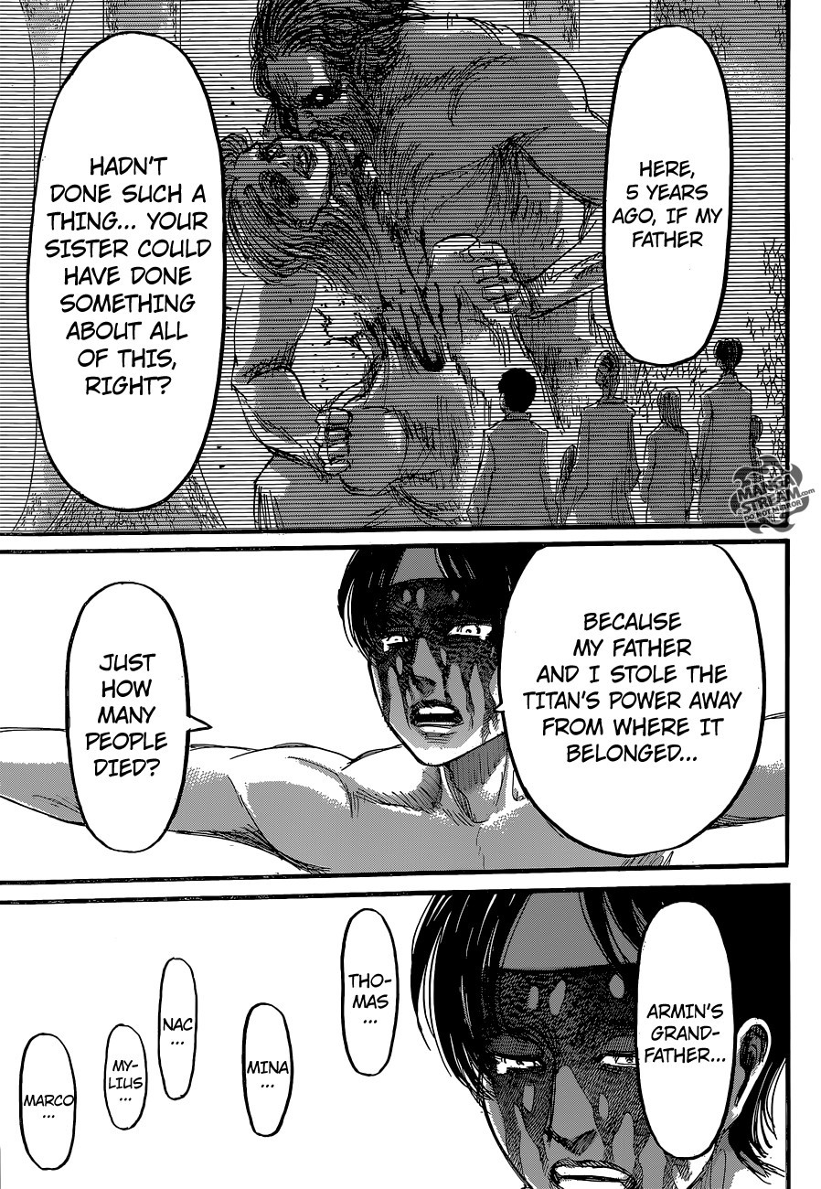 Attack on Titan manga, chapter 65, page 36 of 45
