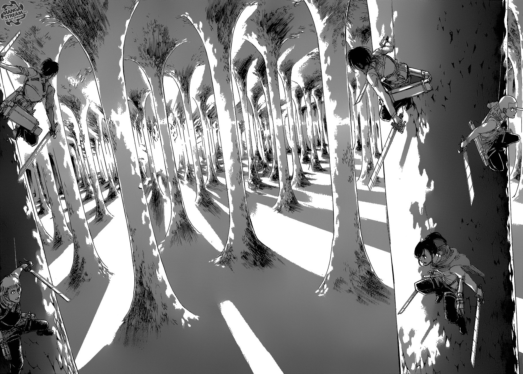 Attack on Titan manga, chapter 65, page 43 of 45