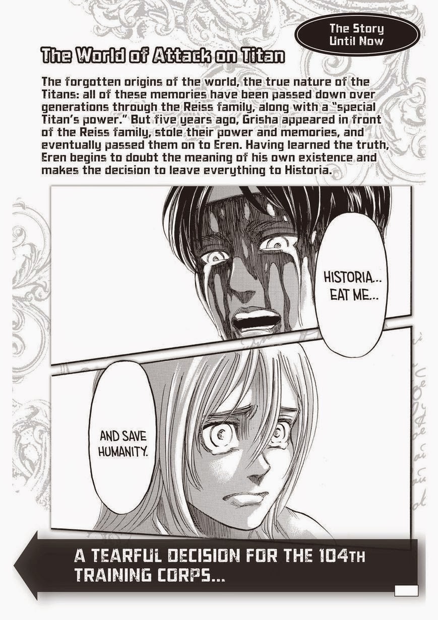 Attack on Titan manga, chapter 66, page 1 of 46