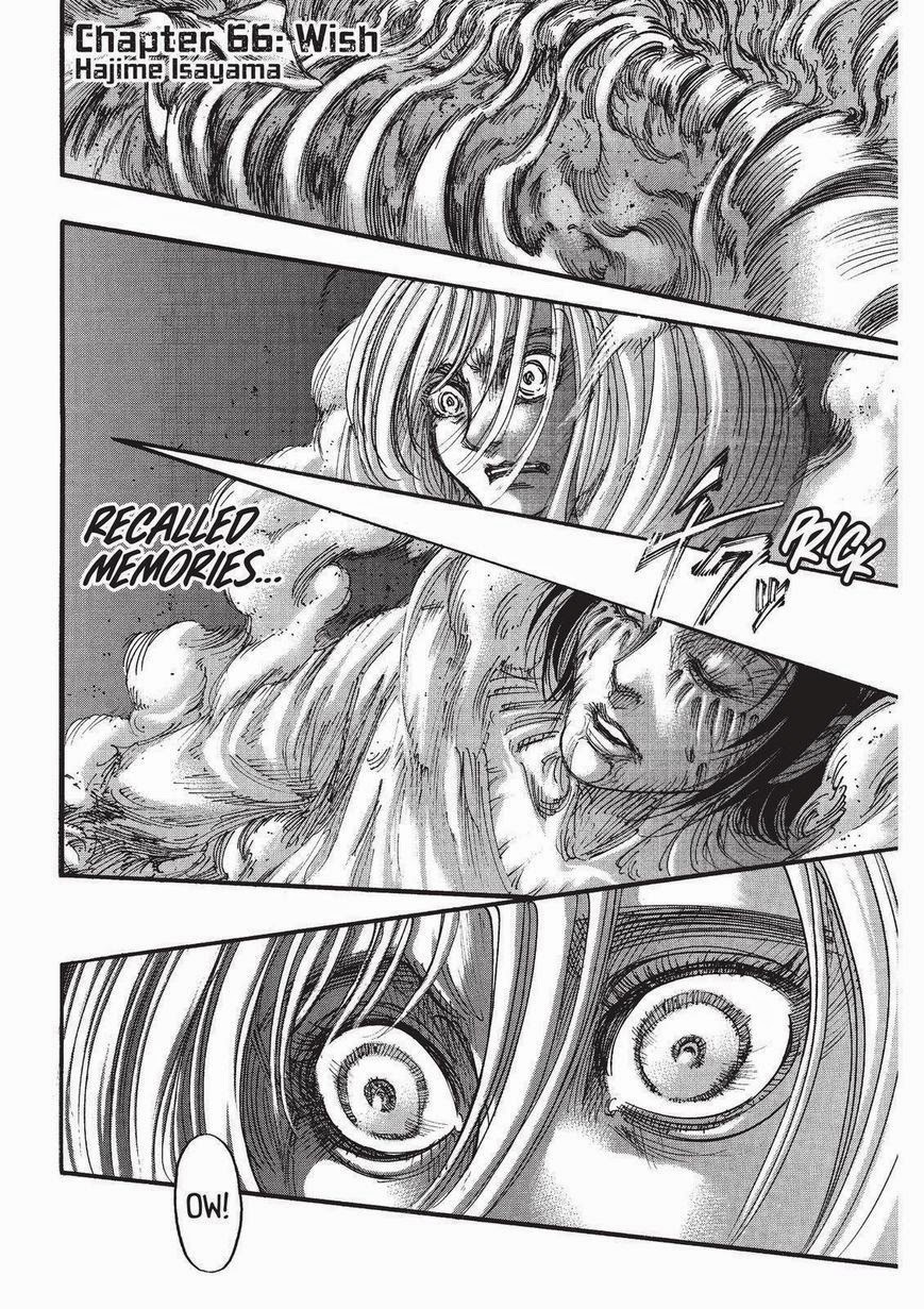 Attack on Titan manga, chapter 66, page 2 of 46