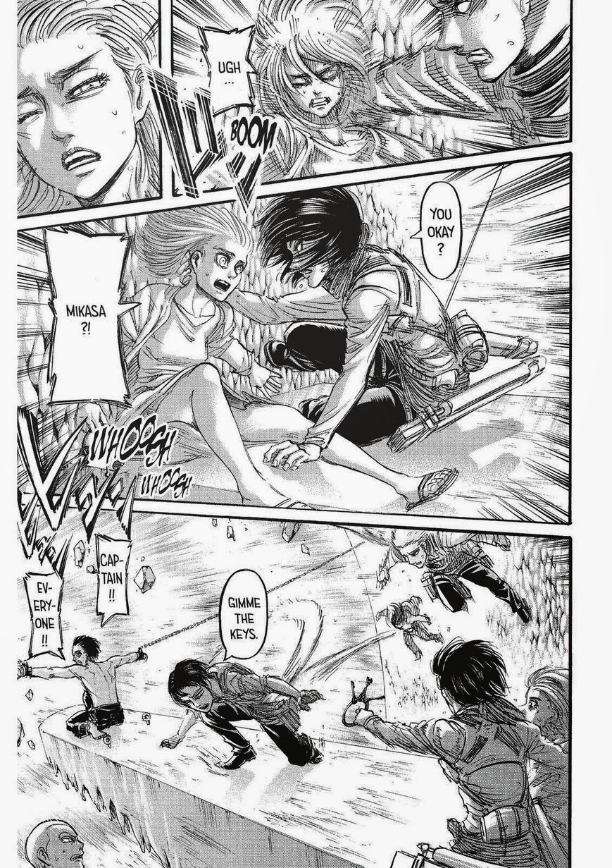 Attack on Titan manga, chapter 66, page 32 of 46