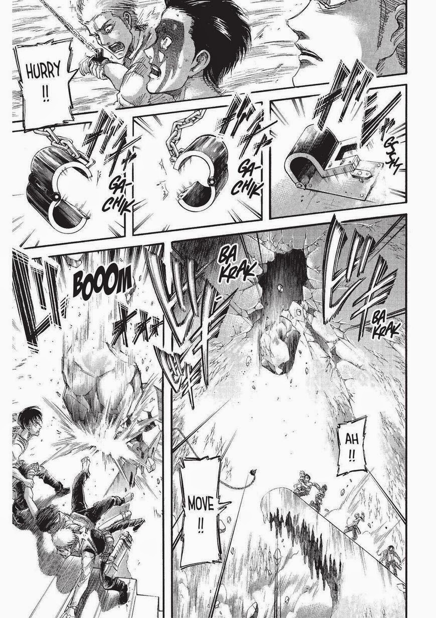 Attack on Titan manga, chapter 66, page 34 of 46