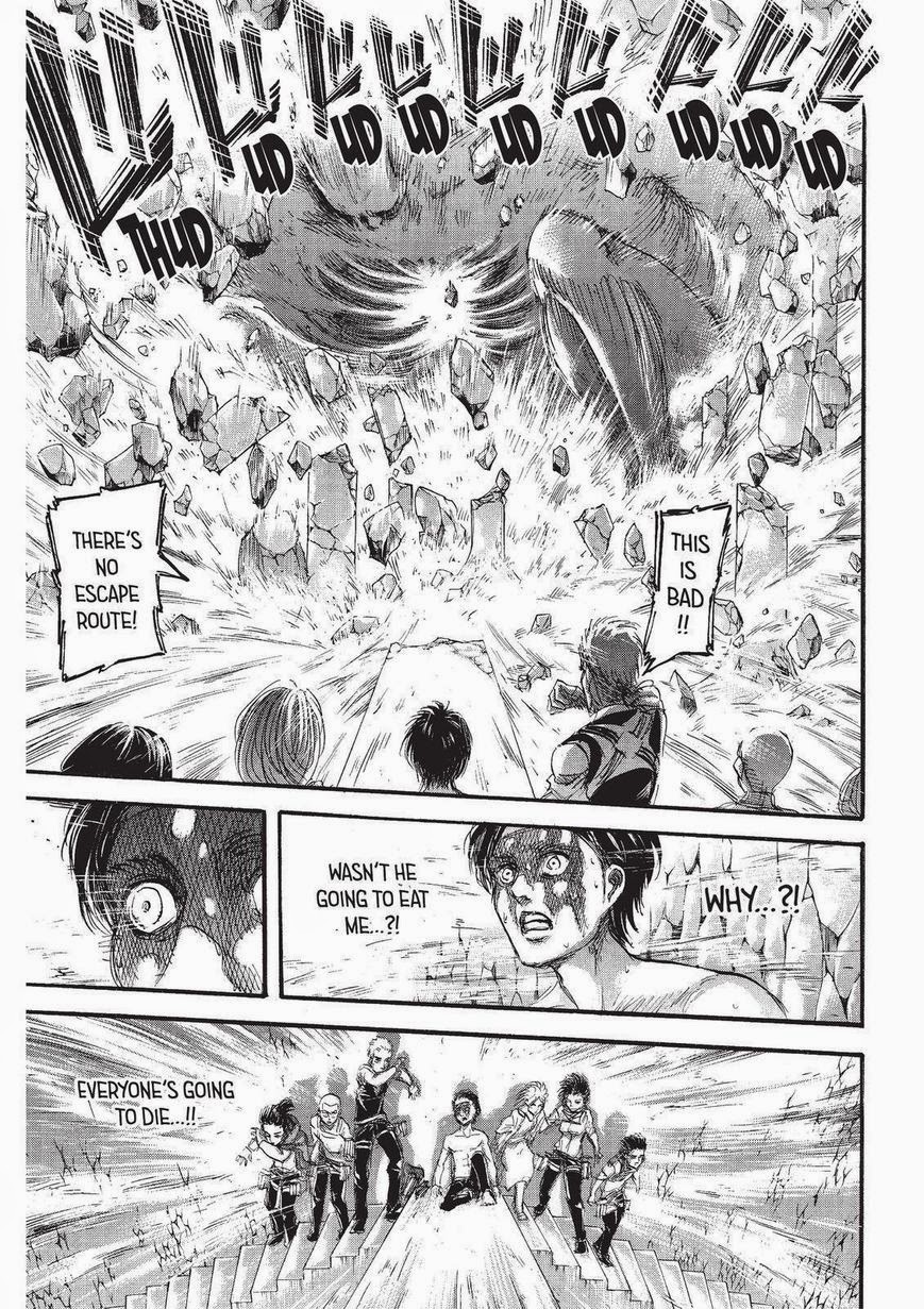 Attack on Titan manga, chapter 66, page 38 of 46