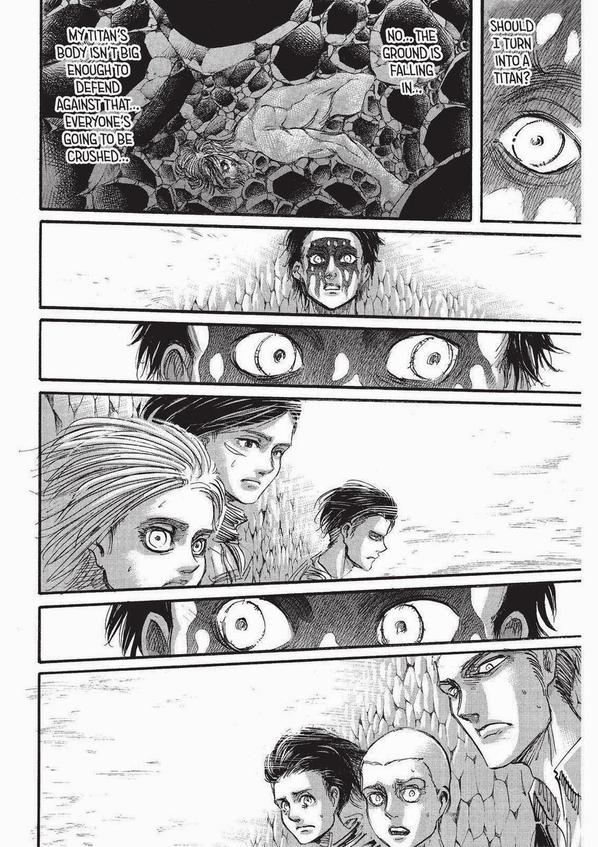 Attack on Titan manga, chapter 66, page 39 of 46
