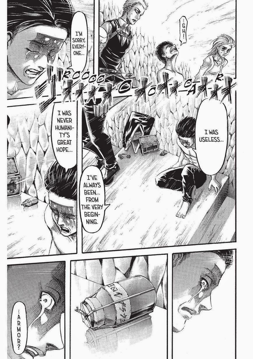 Attack on Titan manga, chapter 66, page 40 of 46